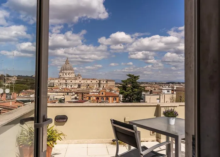 Vatican Monte Del Gallo Balcony Apartment Rom