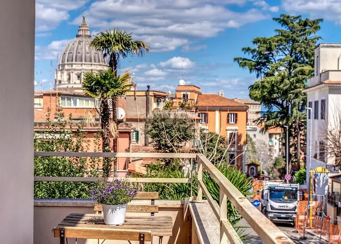 Apartment Vatican Monte Del Gallo Balcony Rom